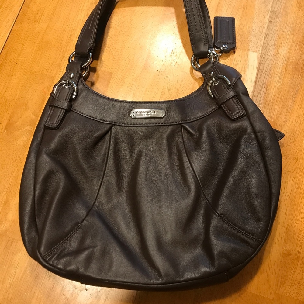 COACH SOHO LEATHER HOBO HANDBAG (H1293-F19453)